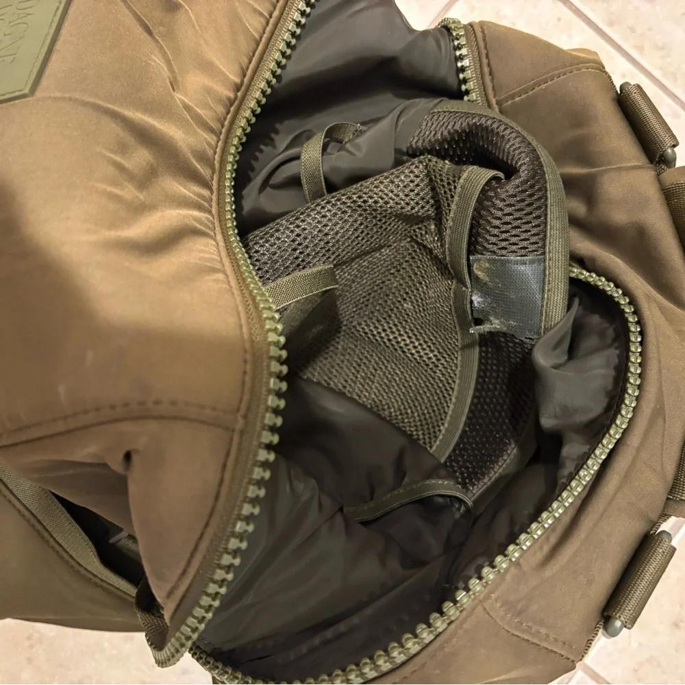 Dagne Dover Green Backpack Modern Utilitarian Design